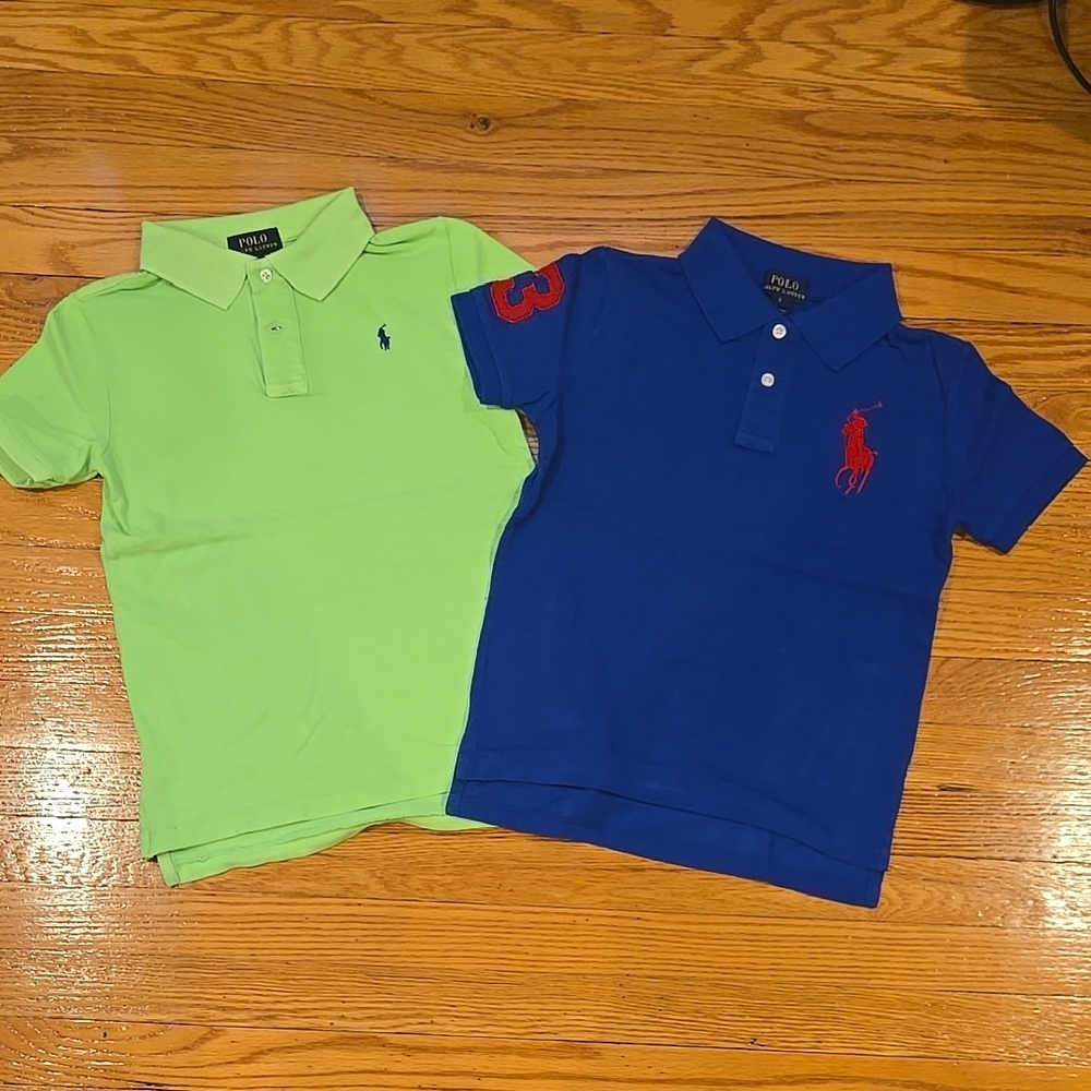 Polo by Ralph Lauren Kids' Green and Blue Polo Shirts